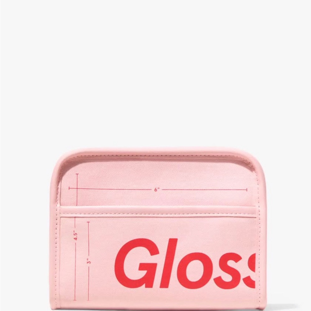 NWT Glossier Mini Beauty Bag Makeup Cosmetic Bag Organizer